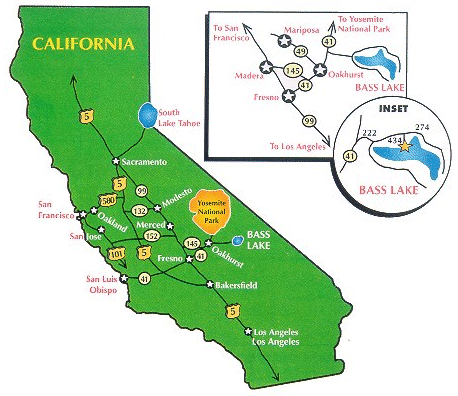 Map of California